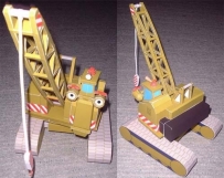 卡爾起重機機器人Carl the Crane Robot Papercraft