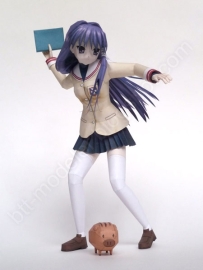 Clannad Paper Model - Kyuo Fujibayashi & Botan