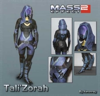 Mass Effect 2 Papercraft - Tali Zorah