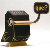 Nanibird Paper Toys - QueBird