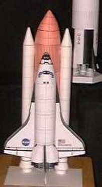 Real Spacecraft-The external tank and Solid rocket boosters