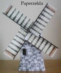 Kakariko Windmill Papercraft (Zelda)