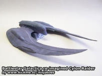 Battlestar Galactica - Cylon Raider Papercraft
