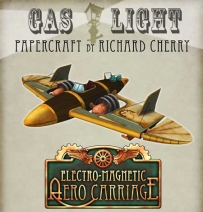 Electromagnetic Aero Carriage Papercraft (Steampunk Aircraft)