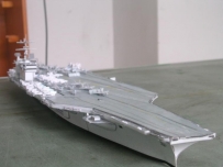 1比700美國尼米兹級航空母艦杜鲁門號用紙尺寸比例