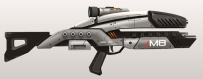 Mass Effect M8 Avenger Rifle Paper Model 質量效應
