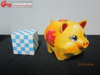 [成品]儲蓄盒：金色小豬