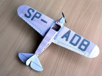 單引擎螺旋槳飛機 PWS-50 (CardPlane Free 版)