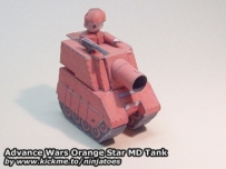 【Advance Wars】  Orange Star MD Tank