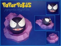 Pokemon Papercraft - Gastly 鬼斯