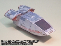 Star Trek Type-10 shuttlecraft Chaffee